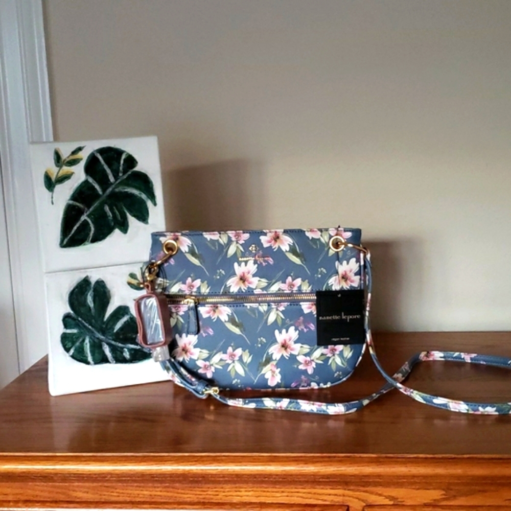 Nanette Lepore Loris Floral Crossbody w/ Sanitizer Case